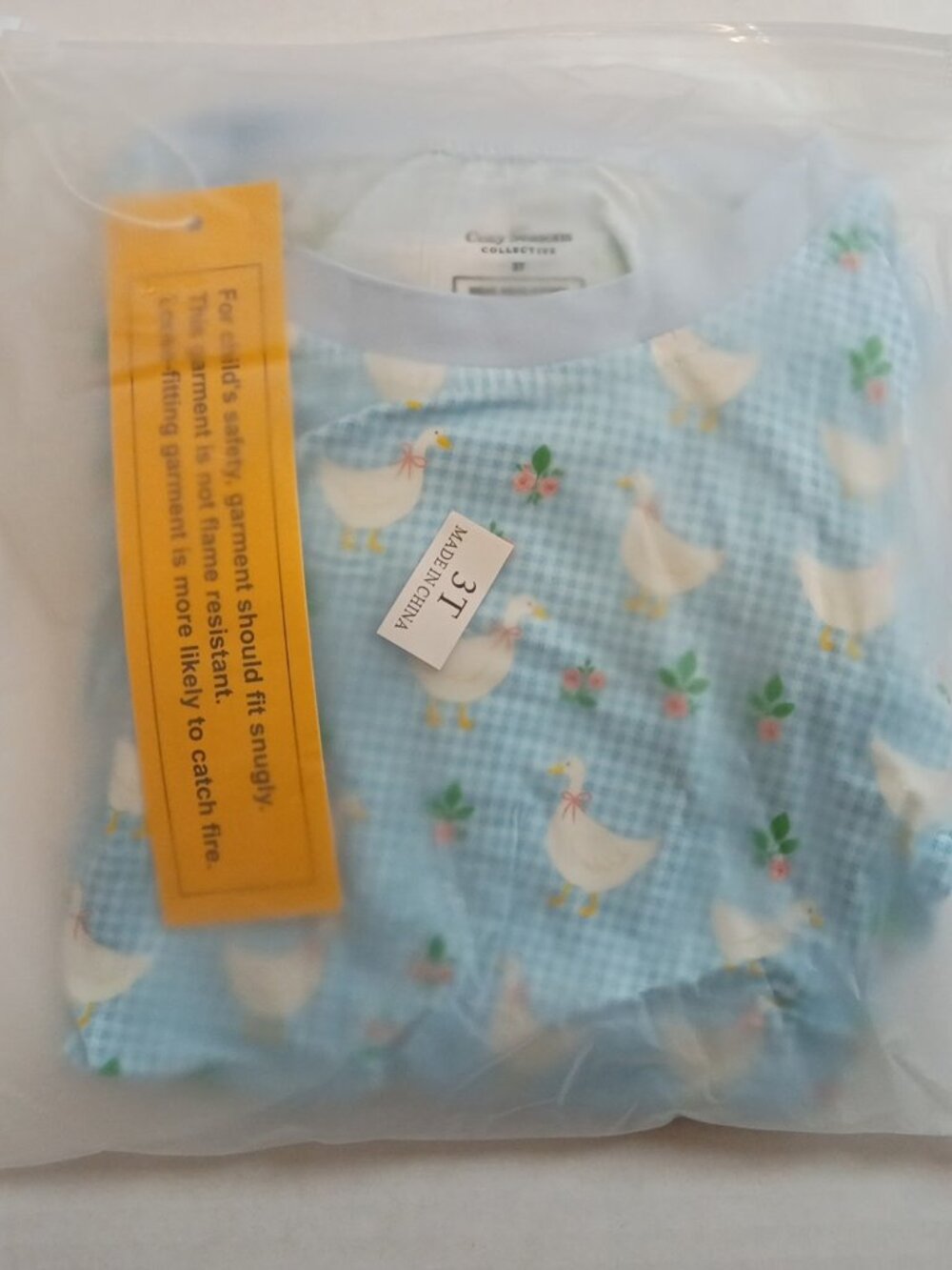 Silly Goose Bamboo Pajamas 3T Toddler NWT Soft Stretchy Cozy Two Piece Set - Picture 4 of 4